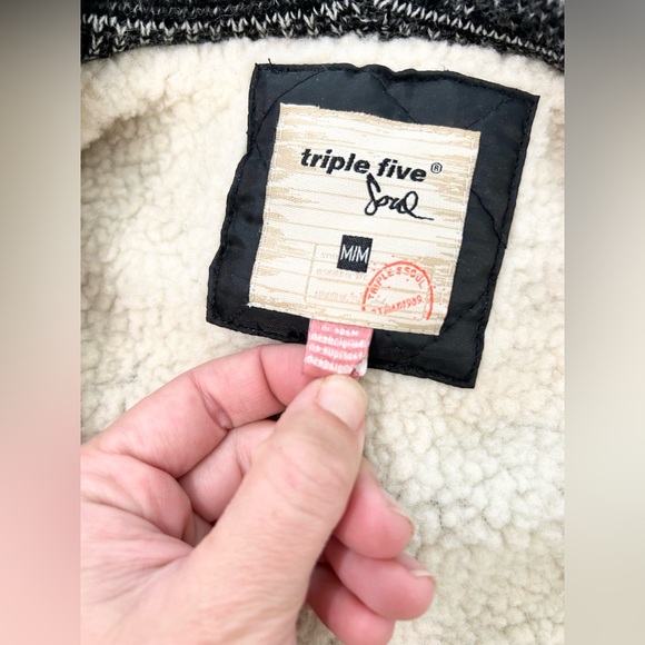 Triple Five Soul Sherpa Lined Hoodie Full Zip Sweater - Picture 5 of 10